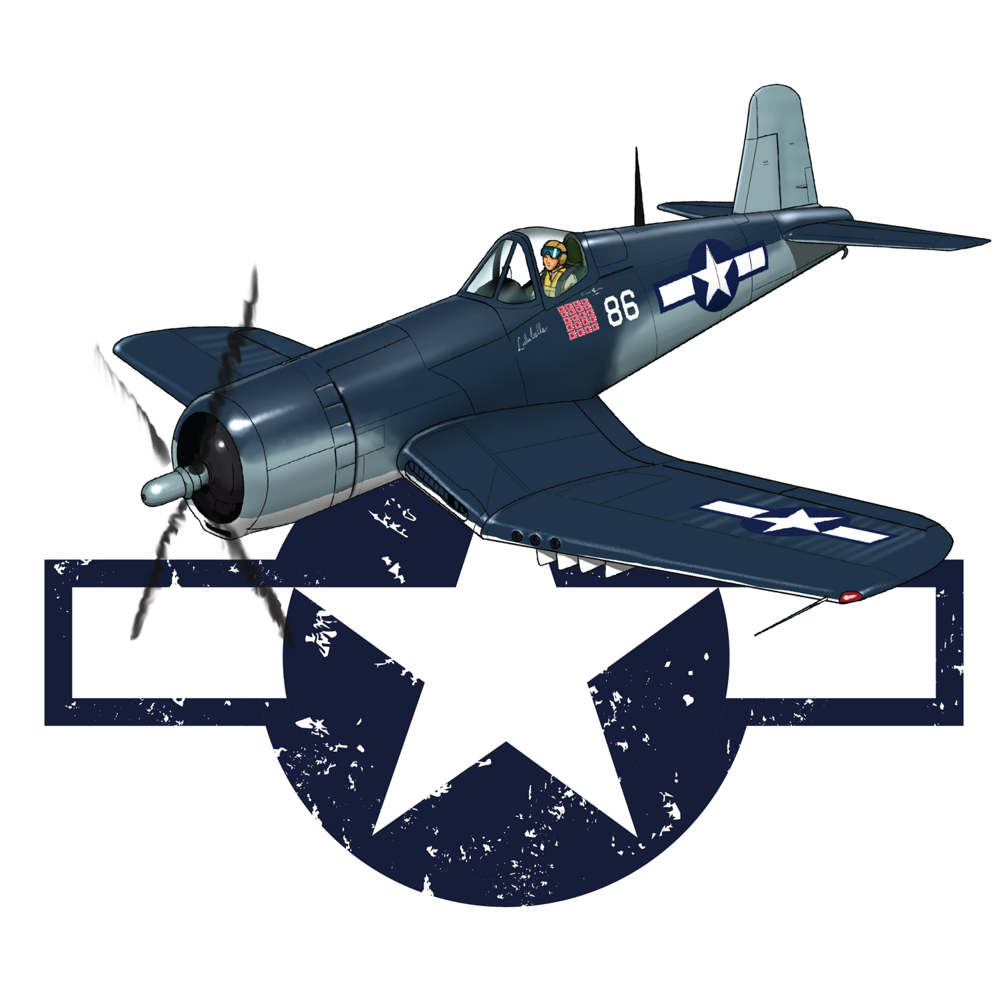 F4U Corsair Airplane T-Shirt
