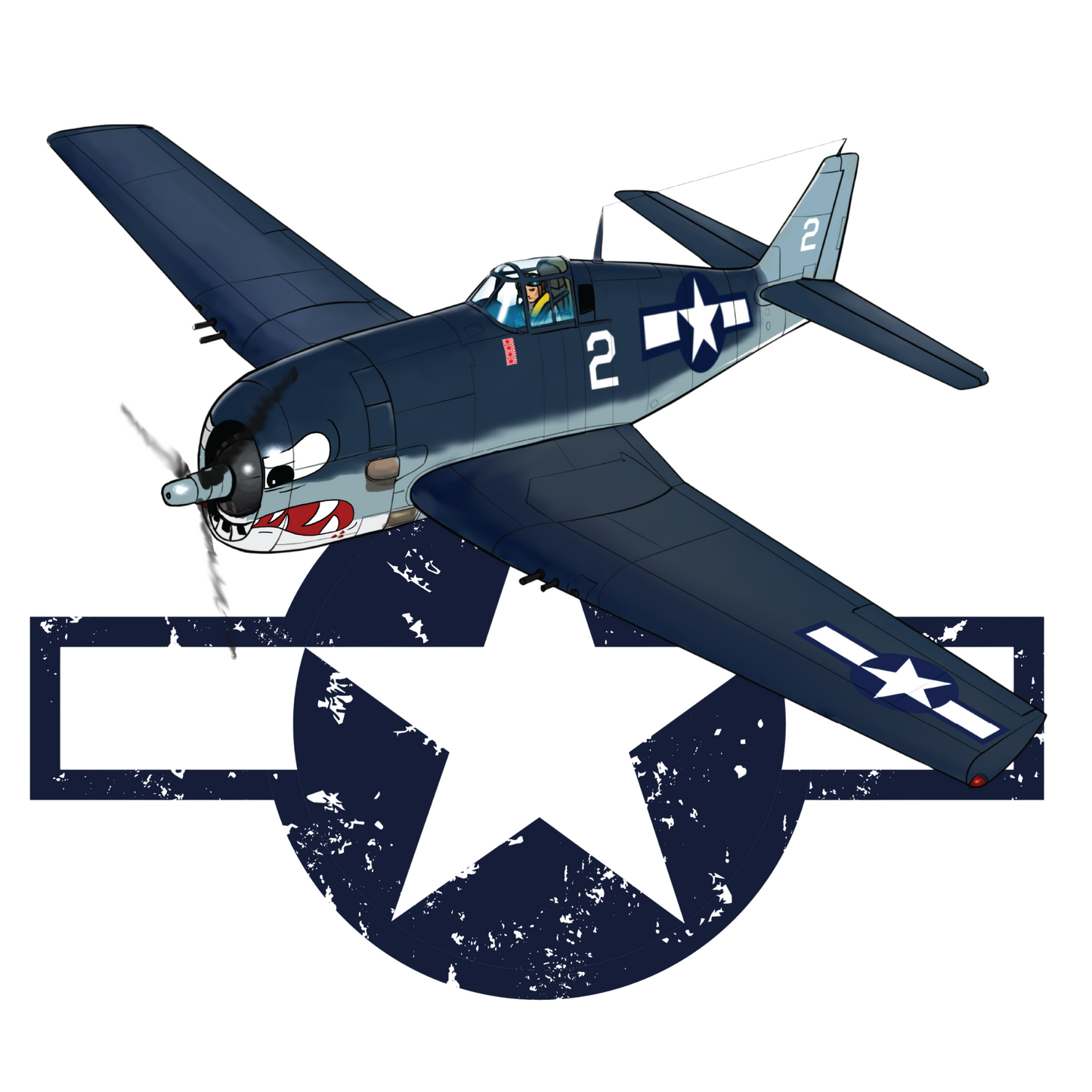 F6F Hellcat Airplane T-Shirt