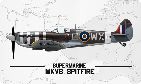 Supermarine Spitfire Airplane T-Shirt