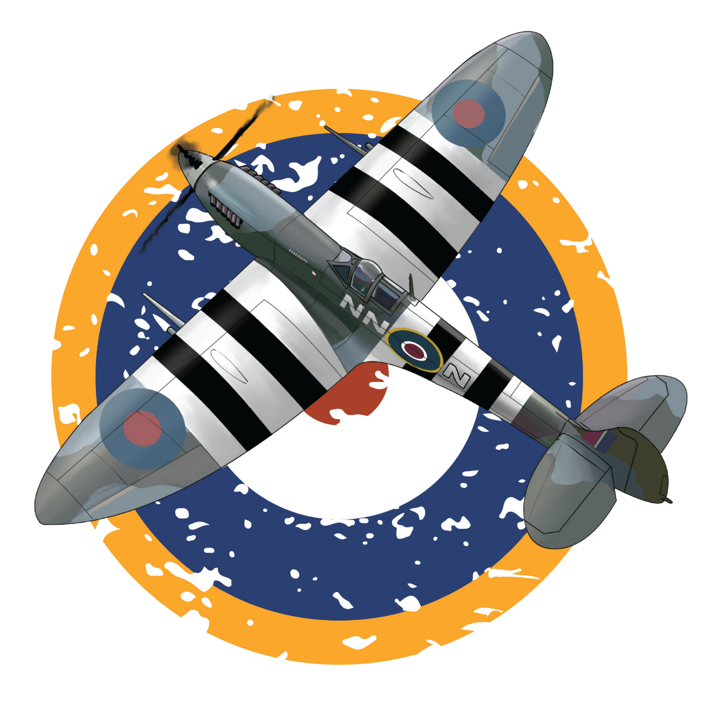 Supermarine Spitfire Airplane T-Shirt