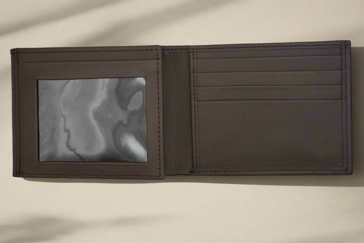 The Pilot Wallet, Inside Wallet, Brown, Aviation Wallet, Airplane Wallet