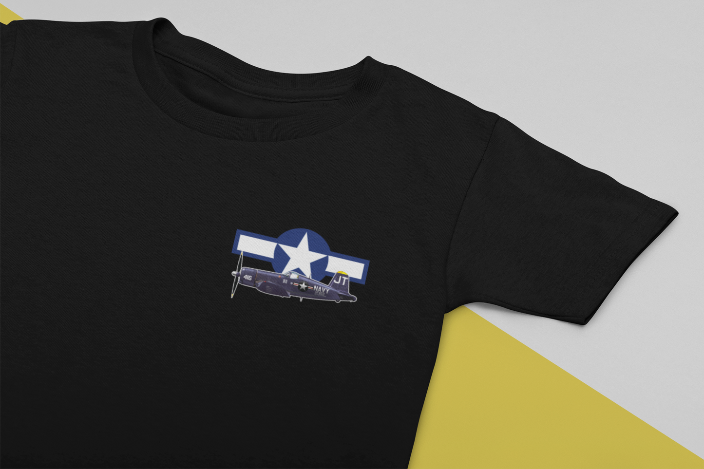 F4U Corsair Airplane T-Shirt, Front, Aviation T-Shirt, Pilot T-Shirt, Warbird T-Shirt